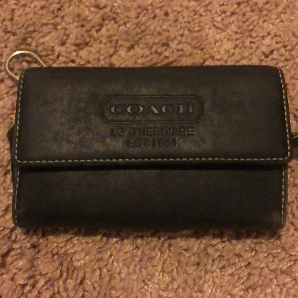 Coach Leather Wallet/Clutch